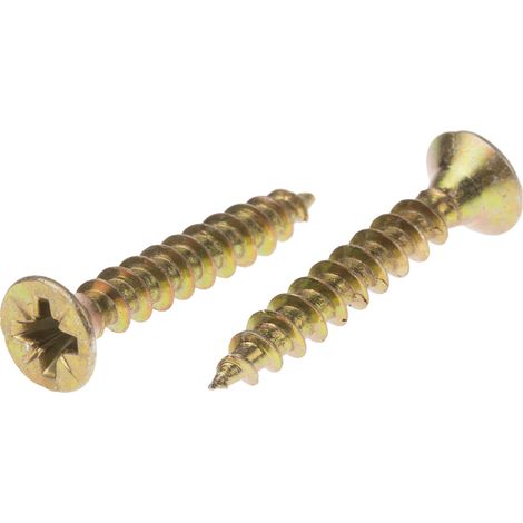 Vis à bois, 4.5mm, tête Fraisée 30mm, en Acier ( Prix pour Sachet de 100 )