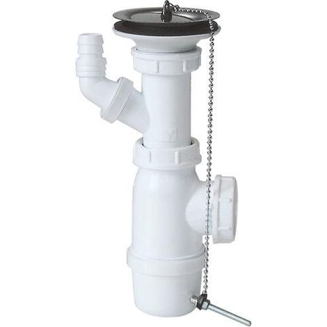 VIDAGE D'EVIER PLASTIQUE POUR 1 CUVE GRES (1/2)