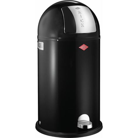 Wesco Mülleimer Kickboy schwarz (1/3)