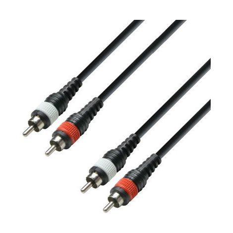 Cable Rca 2 Machos A 2 Rca Machos  6m K3 K3tcc0600m