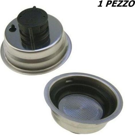 1 FILTRO DELONGHI PORTAFILTRO MACCHINE CAFFE' NO ORIGINALE 2 TAZZE