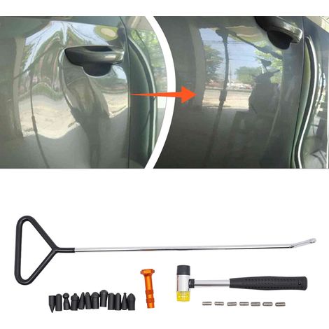 Outil de débosselage de voiture 15pcs Kit de réparation de bosses Outil de débosselage de voiture (1/5)