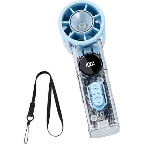 Ventilateur rechargeable – Niveaux réglables de 1 à 100 avec (1/5)