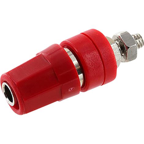 ECON CONNECT Borne à vis PKI40RT, 4 mm, rouge, isolée