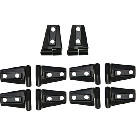 10 coperture per cerniere di cofano e portiere per modelli JK/JKU dal 2007 al 2017, ricambi auto.