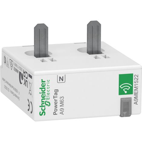 PowerTag - capteur de mesure radio-fréquence - iC60 iID DT60 - 1P+N - 63A - aval
