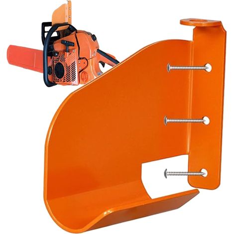 Porte-Tronçonneuse Murale - Support Tronçonneuse Garage Rangement Industriel Résistant pour Outils, Matériel et Accessoires de Tracteur Organisation Stockage (1/5)