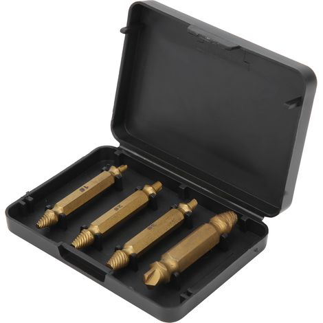 Extracteur de vis endommagées, kit d'outils pour goujons à double tête en acier rapide (1/5)