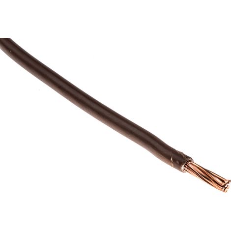 RS PRO câble, section: 16 mm² 50m, 450 V c.c., 750 V c.a. PVC Marron HO7V-R Câble de conduit à un conducteur ( Prix pour Bobine de 50 Mètres ) (1/3)
