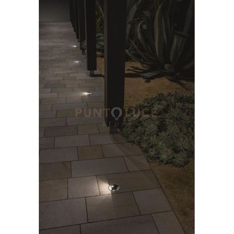 SEGNAPASSO A SINGOLA EMISSIONE SILVER 3000k 20lm 0,5W IP67