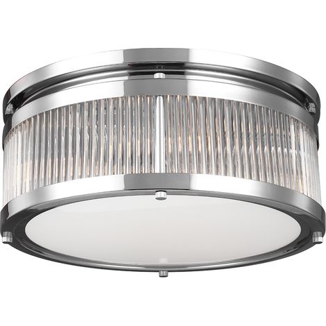 Elstead Paulson - 4 Licht Badezimmer Unterputz Deckenleuchte Chrom IP44, G9 (1/4)