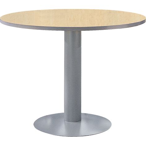 FRANKEL kaiserkraft, Table à pied central, Ø 1000 mm, hauteur (1/3)