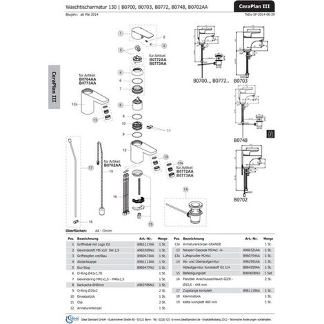 TIMONE CERAPLAN III CROMATO IDEAL STANDARD