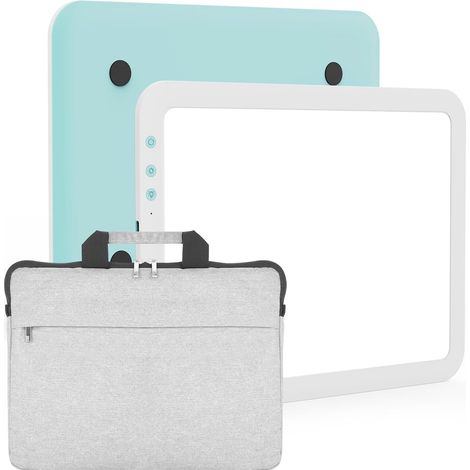 Tablette lumineuse LED rechargeable A4 super lumineuse avec sac de transport pour outil de désherbage, batterie portable sans fil 3500 mAh pour traçage, peinture diamant, croquis et (1/5)