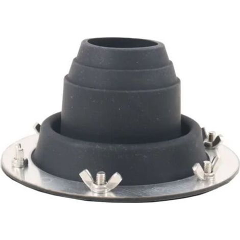 Joint de tuyau de cheminée en silicone – Raccord pour poêle à bois – Résistant aux UV et à l'ozone – Diamètre 4,5-10 cm (1/4)
