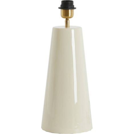 Light & Living - lámpara de mesa - Yelos - beige - metal -
