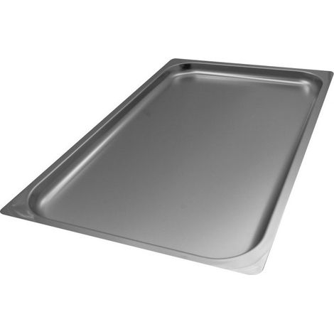 Abert teglia gastronorm gn 1/1 H 2  bordo piano Inox 18/10