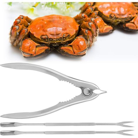 Ouvre-coquilles en acier inoxydable pour fruits de mer, noix et crustacés - Accessoire de cuisine multifonction (1/5)