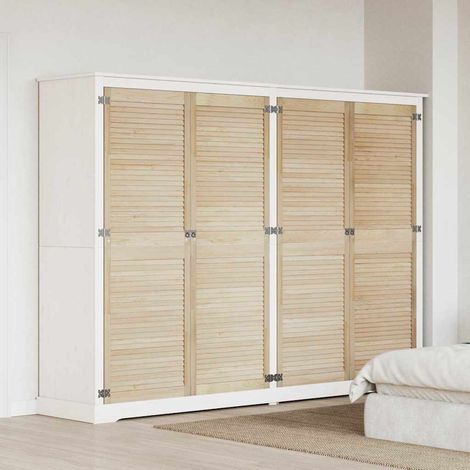 vidaXL Porte de Cabinet avec porte 4 pc Naturel 170 x 2,1 x 59,5 cm