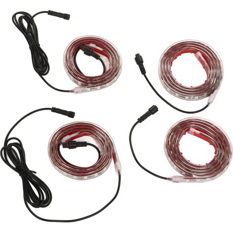 Bandeaux LED Néon Sous-Caisse 12-24V Contrôle par Application Étanche Kit Éclairage Ambiance pour Voitures SUV Camions (1/5)