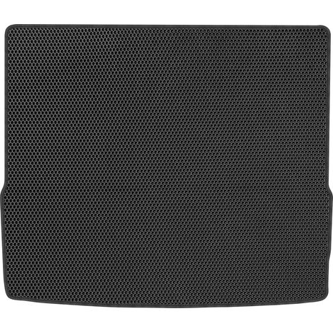 Alfombrilla de maletero de EVA para Ford Focus II Kombi (2004-2011), revestimiento tipo panal - NEGRO (1/5)