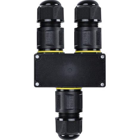 Conector Impermeable En Y - 3P - IP68 - 0,5-4,0mm² - 32A -