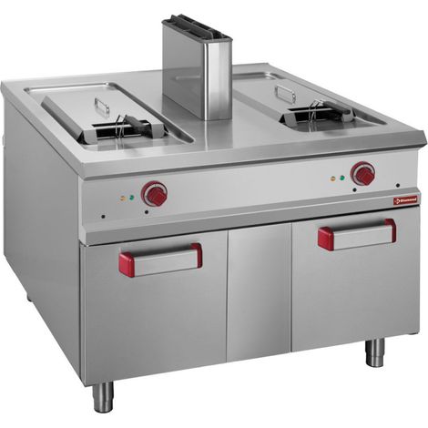 Friteuse gaz 2 x 18 litres sur armoire - Diamond (1/2)