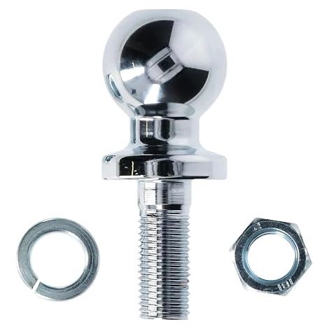 Rouleau de remorque, boule de remorquage de 50 mm, vis micro-tracteur Ø22 mm, pour barre de remorquage avec charge jusqu'à des tonnes (1/5)