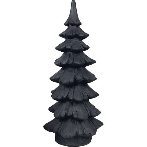 TrendLine Dekofigur Polyharz Baum 37 cm schwarz Dekofigur