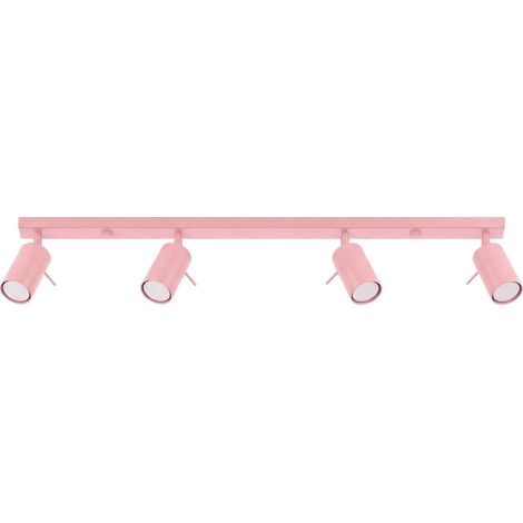 Sollux RING Barre de spots de plafond Ring rose 4x GU10 (1/5)