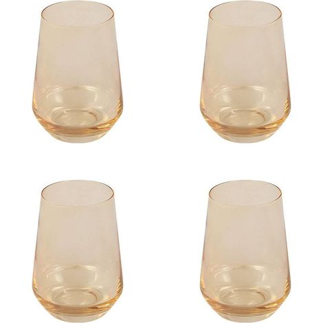 Lot de 4 Verres à Eau "Ambre" 41cl Ambre (1/5)