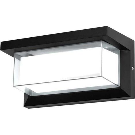 Lightess Applique Murale Extérieur LED 18W IP66 - Étanche, Aluminium, Noir Blanc Froid [Classe G] (1/4)