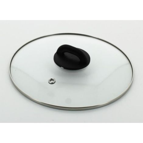 Couvercle Verre - Verre Trempé - Diamètre 16.5 Cm - Avec Poignée Ergonomique - Pour Bouilloire Électrique - 1 Pièce