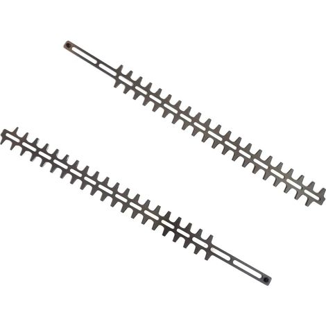 1 Paire - Lames de taille-haie - Acier inoxydable - Pour Stihl HS81 HS86 HS82 HS87 HSA94 - 60x2,5cm - Argent