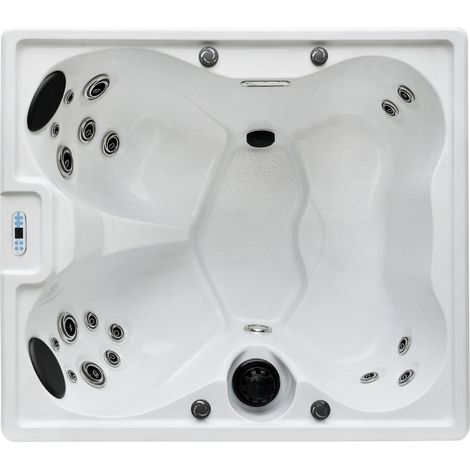 Outdoorwhirlpool Palermo inkl. Abdeckung 180x160x76 cm