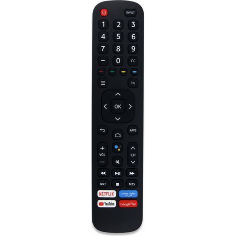 Télécommande TV compatible avec Hisense ERF2K60H, sans configuration et sans commande vocale (1/5)