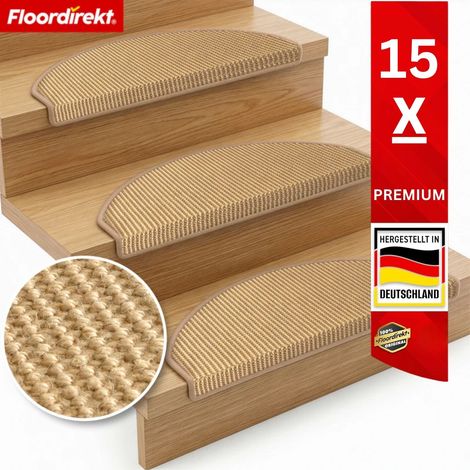 x 15 Tapis d’escalier en sisal Pearl (1/4)