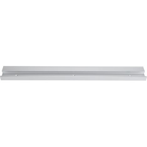 Barre de coupe d'onglet en aluminium haute résistance pour scie sur table, outil de menuiserie avec tige de jauge coulissante, 0,4 m sans échelle, 3 trous fixes (1/5)