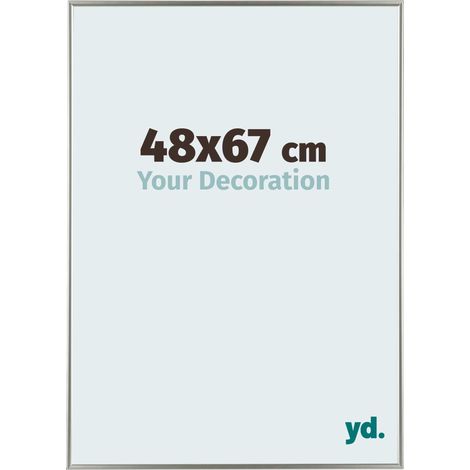 yd. - Cadre photo 48x67 - Champagne - Plastique - Evry