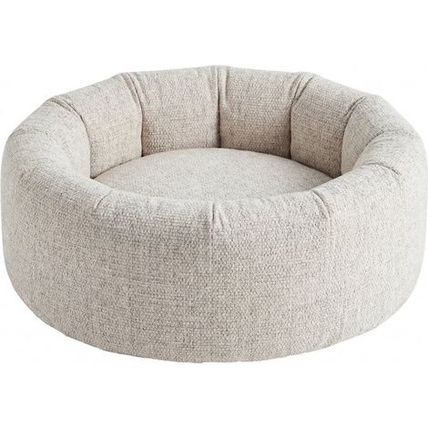 MOKA - Panier chien/chat tissu chiné - M - Beige (1/4)