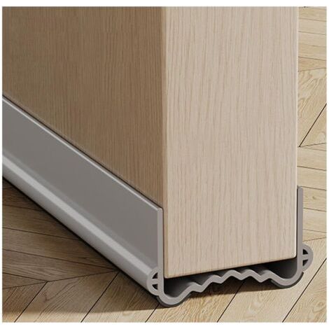 ALLIANDIS100cm Bas de Porte Isolant, Boudin de Porte Anti Froid, Joint de Porte Anti Bruit, Phonique Thermique Bande d'Étanchéité Protège des (3.5-5.5 cm) (1/4)