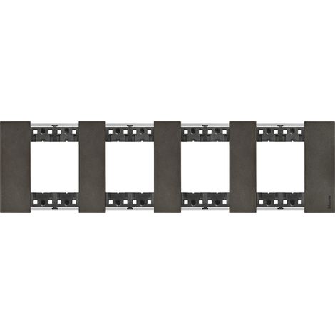 Living Now plaque cuivre 4X2 modules 71V BTICINO BTKA4802M4ZM (1/2)