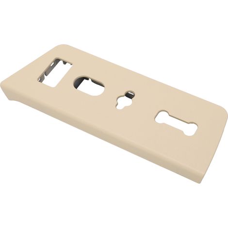 Panneau de commande de siège conducteur à 4 trous 9L3Z 14A706 MA, boîtier de réglage de siège de remplacement pour Ford 2009-2014, beige (1/5)
