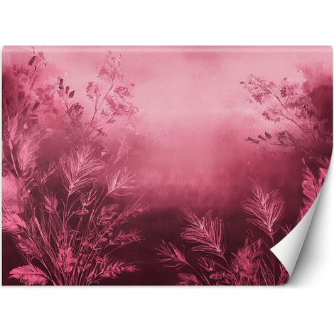 Fototapete Pflanzen Botanik Rosa 200x140 cm (1/5)