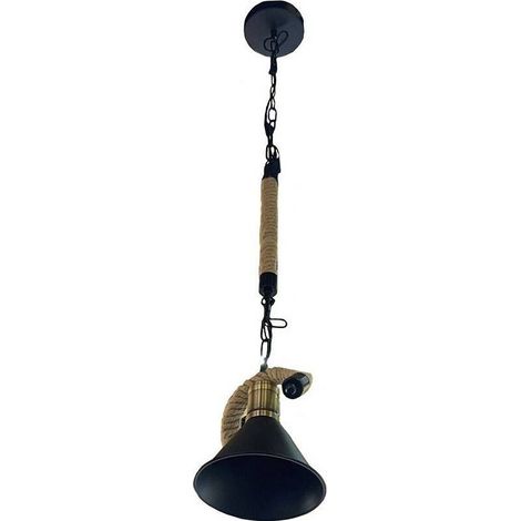 Lampadario Dans Le Canapé Paralume Cloche E27 Style Arrière Lampe Industrielle B24-1 (1/3)