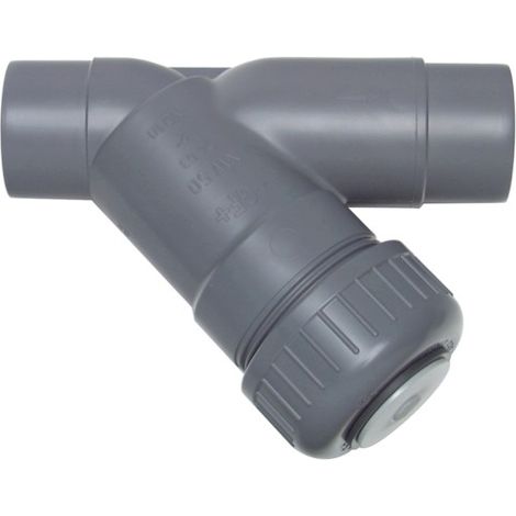 GF Schmutzfänger 305 ABS/EPDM d 40 Stutzen
