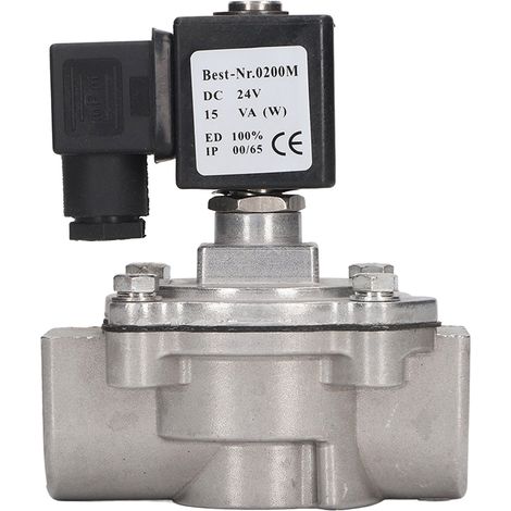 Elektromagnetisches Impulsventil mit gerader Durchlassrichtung, 30,29 mm, 2-Wege-Magnetventil, DC 24 V (1/5)