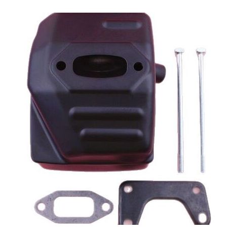 Exhaust silencer for Husqvarna chainsaws of the 394, 395 and 395XP series (exhaust pipe/silencer)--DTEKGAZ (1/2)