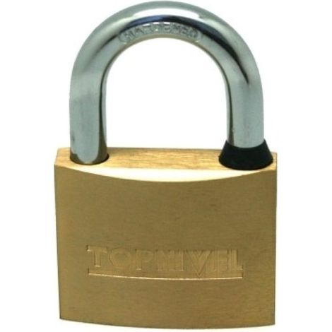 Candado Seguridad  60Mm Arco Corto Laton  Nivel (1/3)
