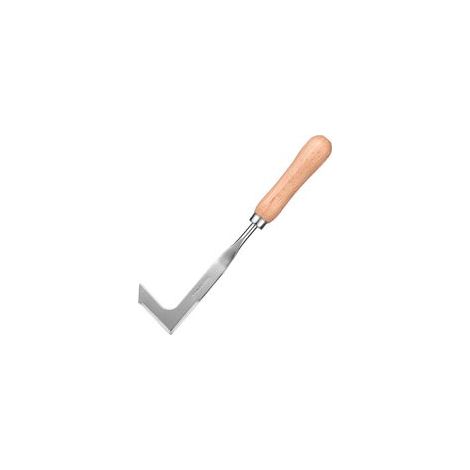 L-förmiges manuelles Unkrautstechermesser für Terrassen – 7,5 x 32 cm – 1 Stück – Crezuo